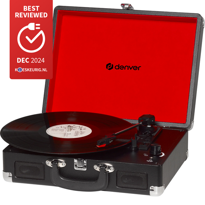 Denver Platenspeler - Ingebouwde Speakers - Incl. PC Software - Auto-stop - Retro - VPL120
