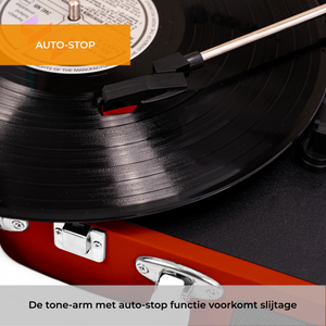 Denver Platenspeler - Ingebouwde Speakers - Incl. PC Software - Auto-stop - Retro - VPL120