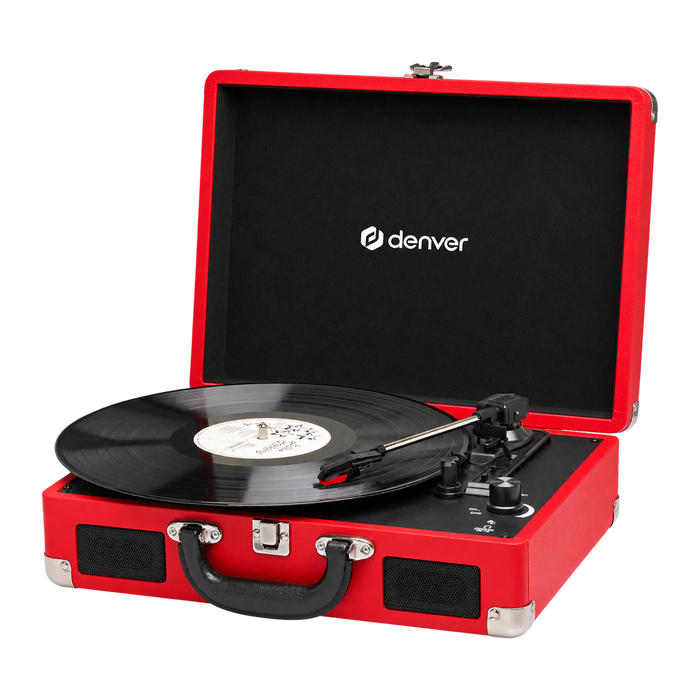 Denver kofferplatenspeler met speakers · opnemen via USB · VPL120