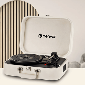 Denver Platenspeler - Ingebouwde Speakers en Versterker - Incl. PC Software - Auto-stop - Retro - VPL130