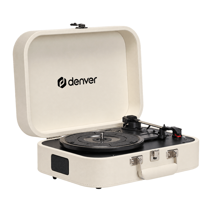 Denver Platenspeler - Ingebouwde Speakers en Versterker - Incl. PC Software - Auto-stop - Retro - VPL130