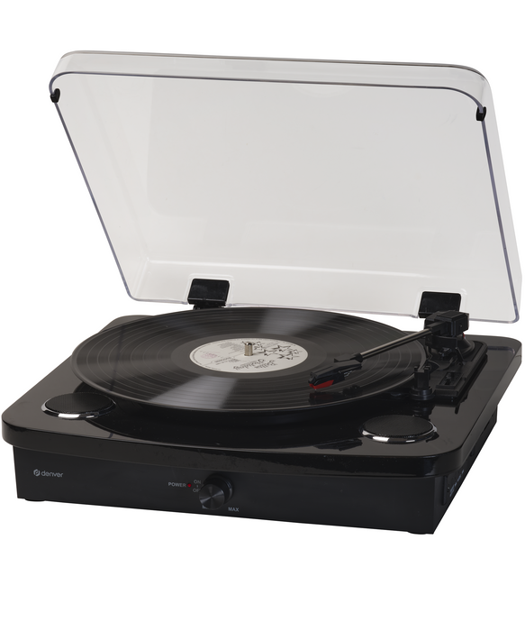 Denver Platenspeler Dual Bluetooth - Ingebouwde Speakers - USB - Retro - VPL230