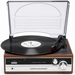 Denver Retro platenspeler - Ingebouwde Speakers - FM Radio - Auto-stop Functie - AUX - Phono - VPR190