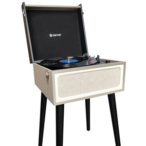 Denver Platenspeler Bluetooth - Ingebouwde Speakers - FM Radio - Auto-stop - Retro - VPR250 - Denvershop