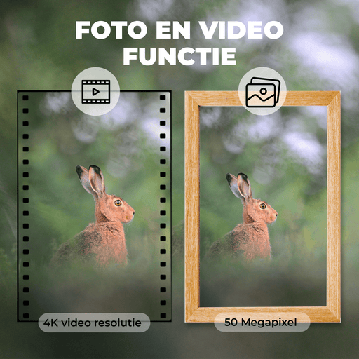 Denver Wildcamera met Nachtzicht - 4K Ultra HD - 50MP - LCD Scherm - Waterdicht - WCS5023 - Denvershop