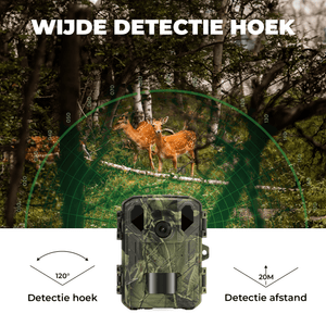 Denver Wildcamera met Nachtzicht - 4K Ultra HD - 50MP - LCD Scherm - Waterdicht - WCS5023 - Denvershop