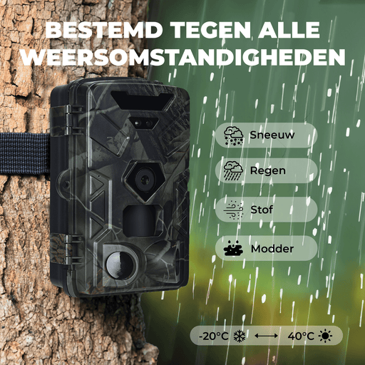 Denver Wildcamera met Nachtzicht - 4K Ultra HD - 50MP - LCD Scherm - Waterdicht - WCT8016 - Denvershop