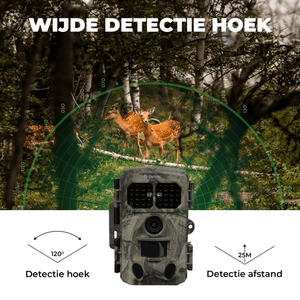Denver Wildcamera met Nachtzicht en WiFi - 4K Ultra HD - 48MP - WiFi - TrailCam GO app - LCD Scherm - Waterdicht - WCT8026 - Denvershop