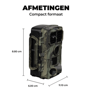 Denver Wildcamera met Nachtzicht en WiFi - 4K Ultra HD - 48MP - WiFi - TrailCam GO app - LCD Scherm - Waterdicht - WCT8026 - Denvershop