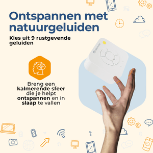 Denver White Noise Machine Baby - Volwassenen - Ademend licht - Witte Ruis Machine - WN93 - Denvershop