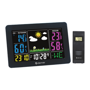 Denver weerstation binnen en buiten · radiogestuurde klok · WS540