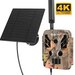 Denver Wildcamera met Nachtzicht en 4G verbinding - Live streaming - 4K Ultra HD video - 48MP - Zonne-energie - TrailCam Go app - WSL8050