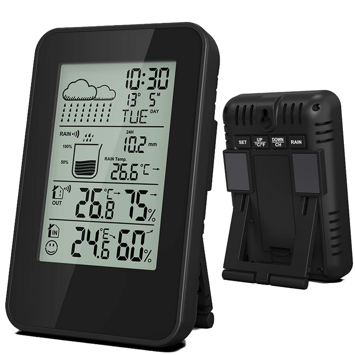 Denver Weerstation - Binnen & Buiten - Hygrometer - Regenmeter - Temperatuur