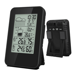 Denver WSR560 weerstation met display en draadloze buitensensor, vooraanzicht