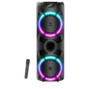 Denver Bluetooth Speaker Party box - Discolichten - Partybox - Incl. Draadloze Microfoon & Afstandsbediening - BPS459