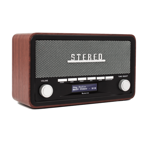 Denver DAB+ radio retro · bluetooth, FM en dimbaar display
