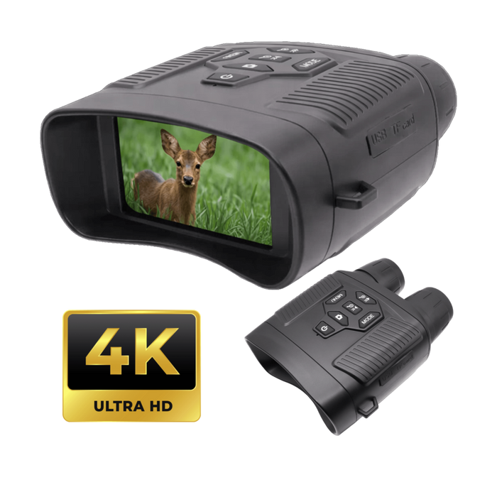 Denver Nightvision camera - Verrekijker - Nachtkijker met infrarood - Foto en video opname (4K) - 4000mAh accu - NVI492