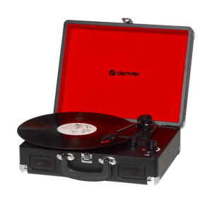 Denver Platenspeler - Ingebouwde Speakers - Incl. PC Software - Auto-stop - Retro - VPL120