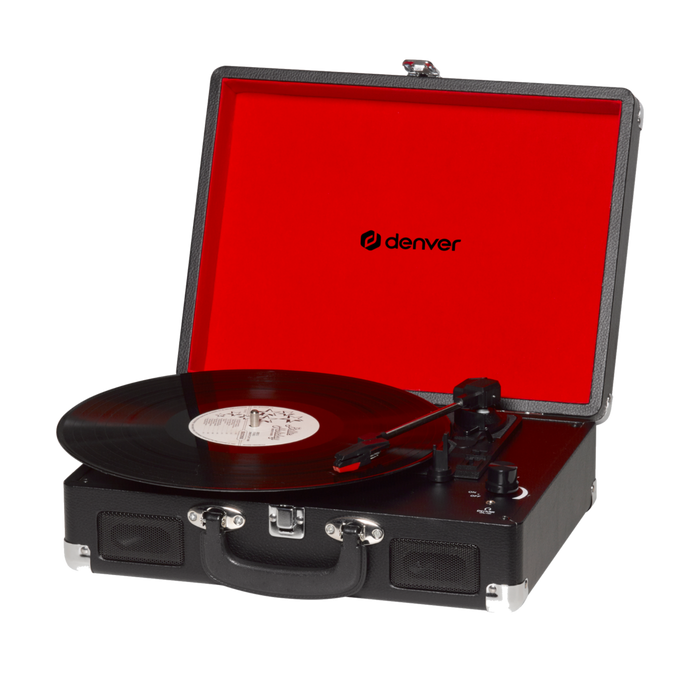 Denver Platenspeler - Ingebouwde Speakers - Incl. PC Software - Auto-stop - Retro - VPL120