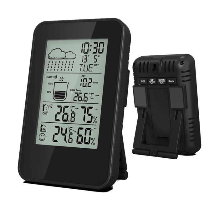 Denver Weerstation - Binnen & Buiten - Hygrometer - Regenmeter - Temperatuur
