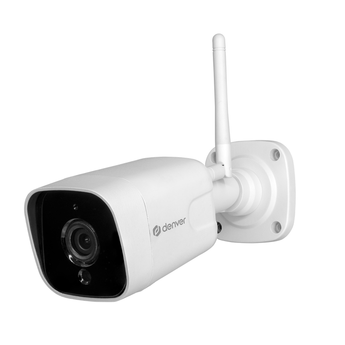 Denver Beveiligingscamera Buiten en Binnen - met Nachtzicht - Met WiFi & App - Full HD - Bewegingsdetectie - IOC241