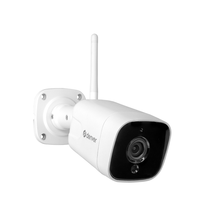Denver Beveiligingscamera Buiten en Binnen - met Nachtzicht - Met WiFi & App - Full HD - Bewegingsdetectie - IOC241