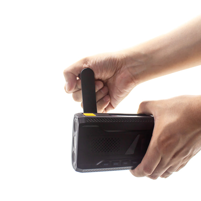 Denver Noodradio - DAB - FM - Zaklamp - Powerbank - Zonne-energie - Opwindbaar - SCD2033 - Denvershop