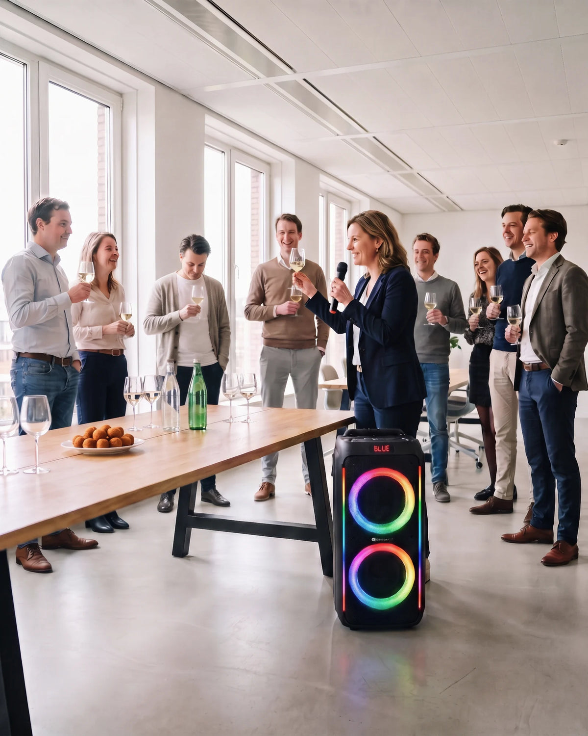 Borrel op kantoor