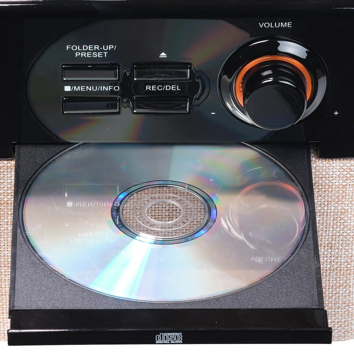 Bediening en cd-lade
