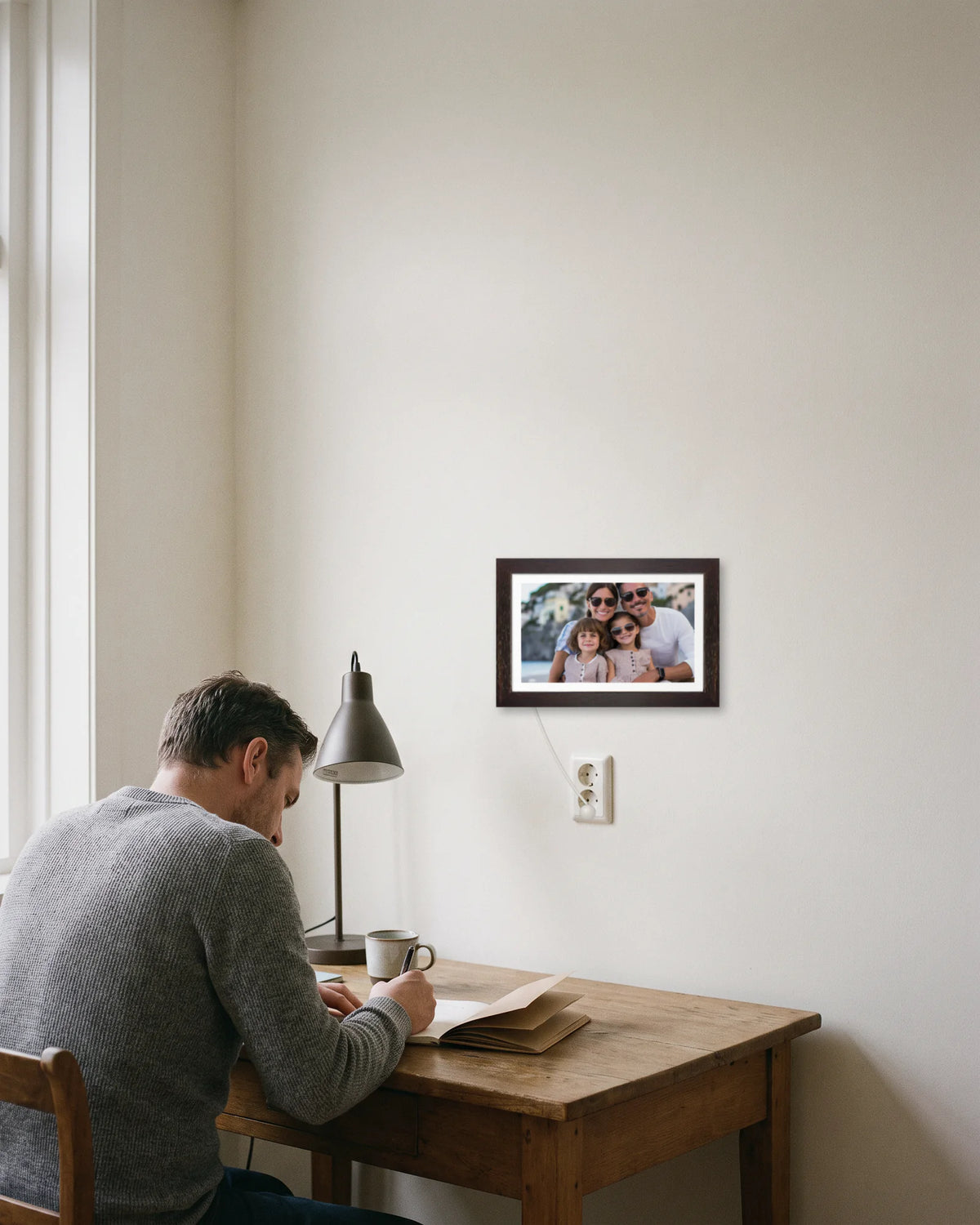 Aan de muur