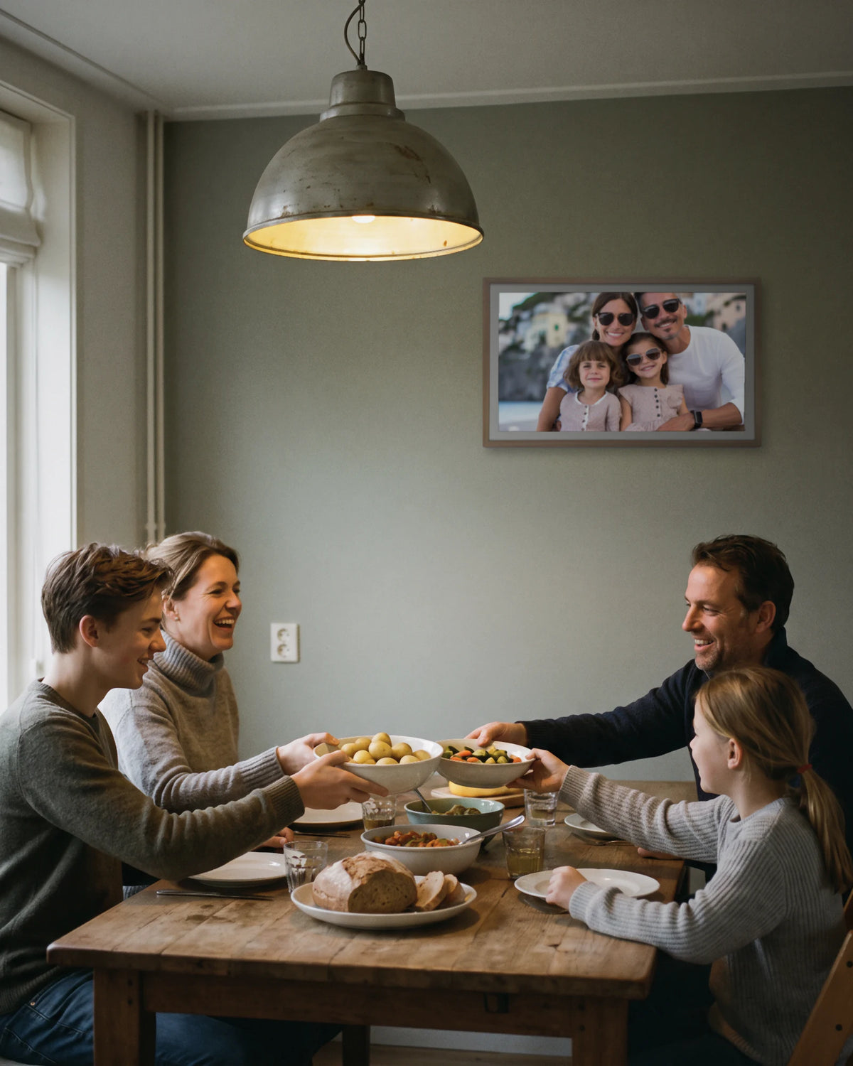 Aan tafel