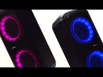 Denver Bluetooth Speaker Party Box - Discolichten - Partybox - Incl. Afstandsbediening - Microfoon Aansluiting - BPS354